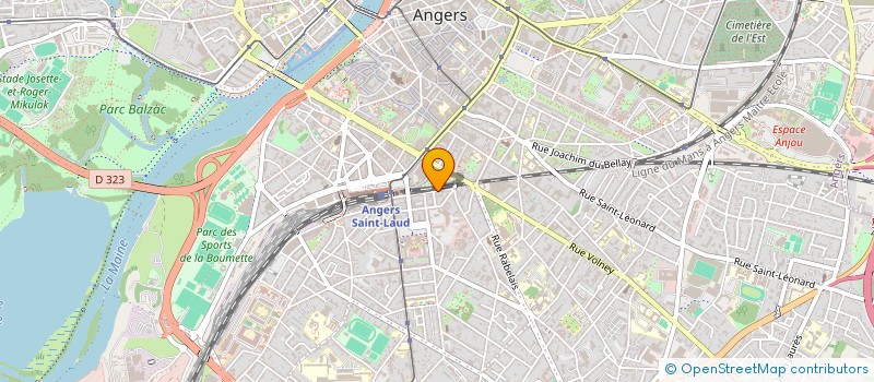 localisation de l'entreprise MONSIEUR VINCENT EUDES à ANGERS