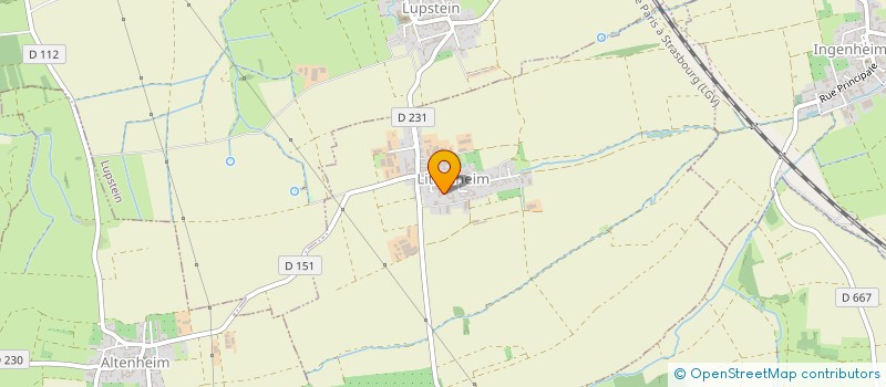 localisation de l'entreprise MONSIEUR VINCENT EYLER  LITTENHEIM