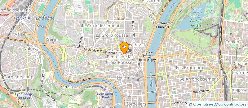 localisation de l'entreprise MONSIEUR VINCENT EYRAUD à LYON