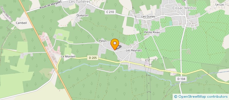 localisation de l'entreprise MONSIEUR VINCENT FABRE à CISSAC-MEDOC