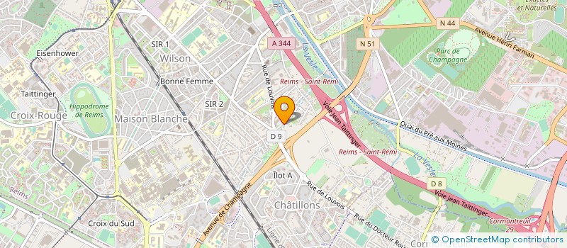 localisation de l'entreprise MONSIEUR VINCENT FAGOT à REIMS