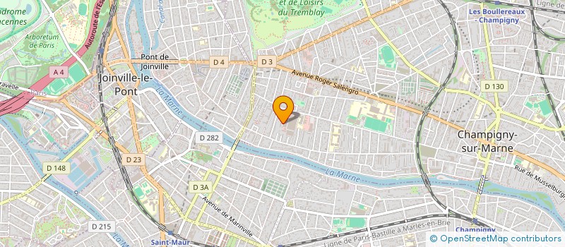 localisation de l'entreprise MONSIEUR VINCENT FAIVRE à CHAMPIGNY-SUR-MARNE