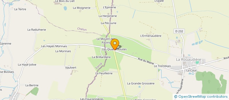 localisation de l'entreprise MONSIEUR VINCENT FALLET  LA ROUAUDIERE