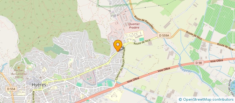 localisation de l'entreprise MONSIEUR VINCENT FANTINO  HYERES