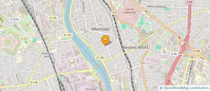 localisation de l'entreprise MONSIEUR VINCENT FAUCHER à ALFORTVILLE