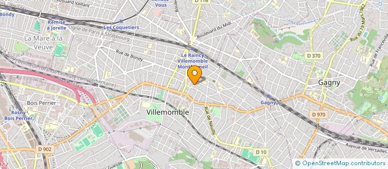 localisation de l'entreprise MONSIEUR VINCENT FAUDEMER à VILLEMOMBLE