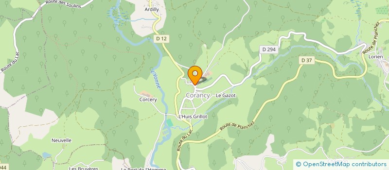 localisation de l'entreprise MONSIEUR VINCENT FAURE  CORANCY