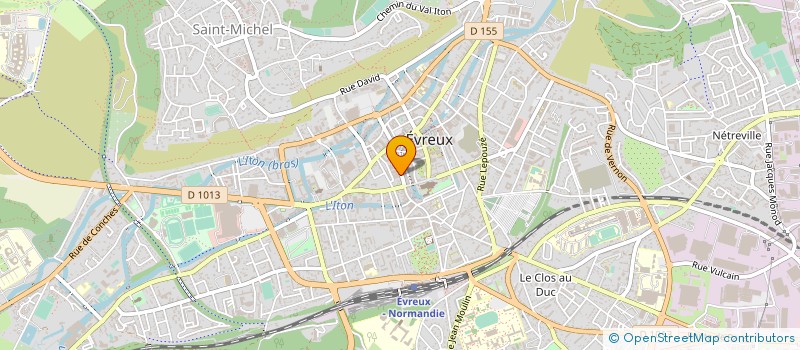 localisation de l'entreprise MONSIEUR VINCENT FAVENNEC à EVREUX