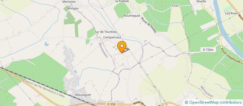 localisation de l'entreprise MONSIEUR VINCENT FAVOLE  ALBEFEUILLE-LAGARDE