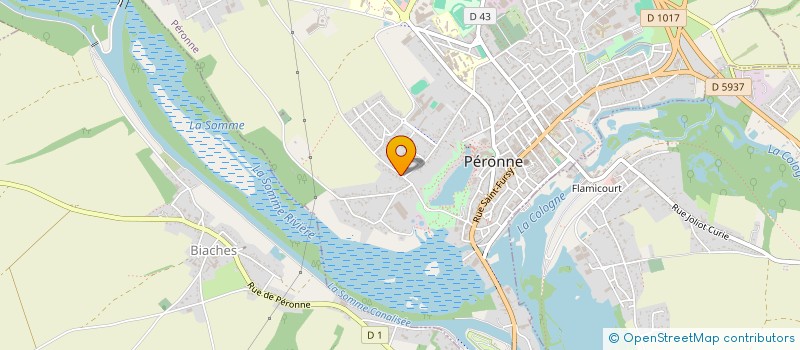 localisation de l'entreprise MONSIEUR VINCENT FERNET  PERONNE