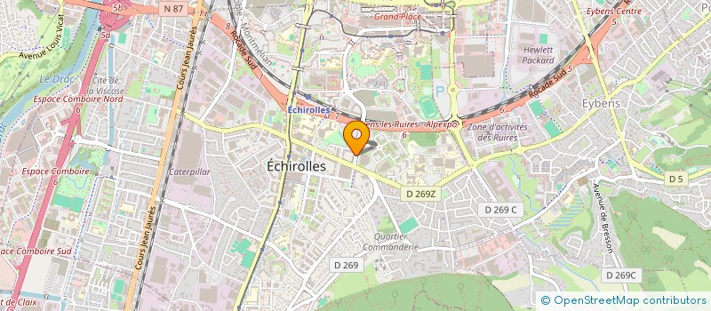 localisation de l'entreprise MONSIEUR VINCENT FERRAFIAT à ECHIROLLES