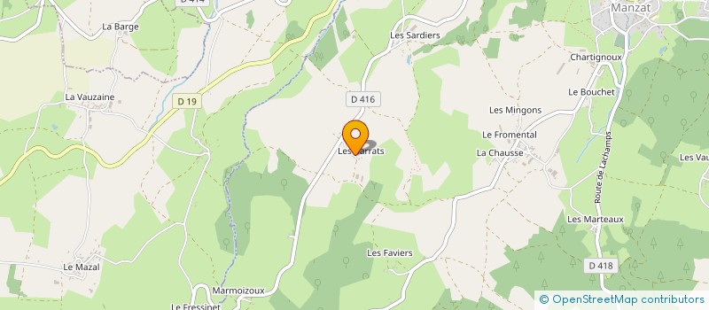localisation de l'entreprise MONSIEUR VINCENT FERRANDO à MANZAT
