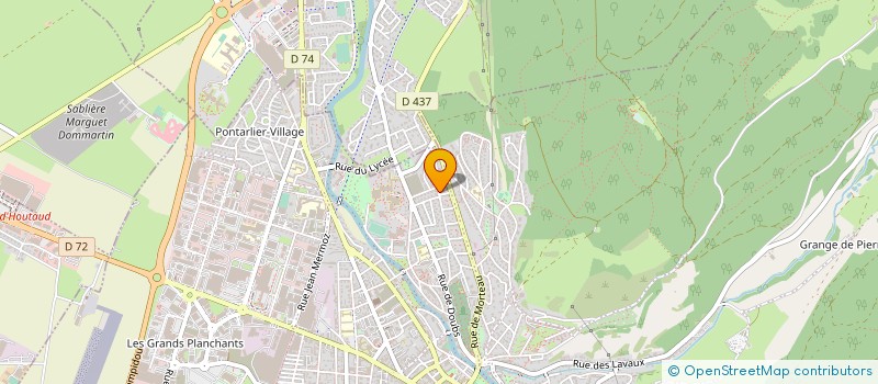 localisation de l'entreprise MONSIEUR VINCENT FERREIRA  GRANGES-NARBOZ