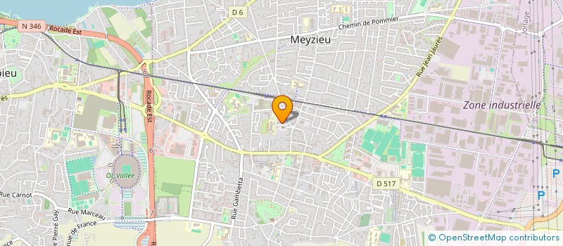 localisation de l'entreprise MONSIEUR VINCENT FERREIRA  MEYZIEU