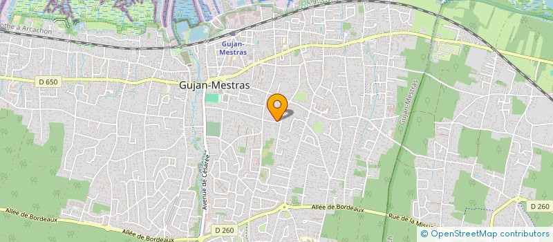 localisation de l'entreprise MONSIEUR VINCENT FERREIRA à GUJAN MESTRAS