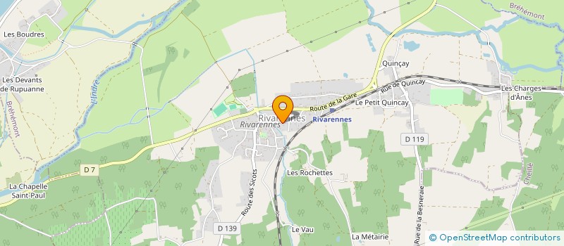 localisation de l'entreprise MONSIEUR VINCENT FERREIRA  RIVARENNES