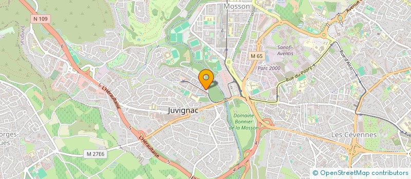 localisation de l'entreprise MONSIEUR VINCENT FERRIER  JUVIGNAC