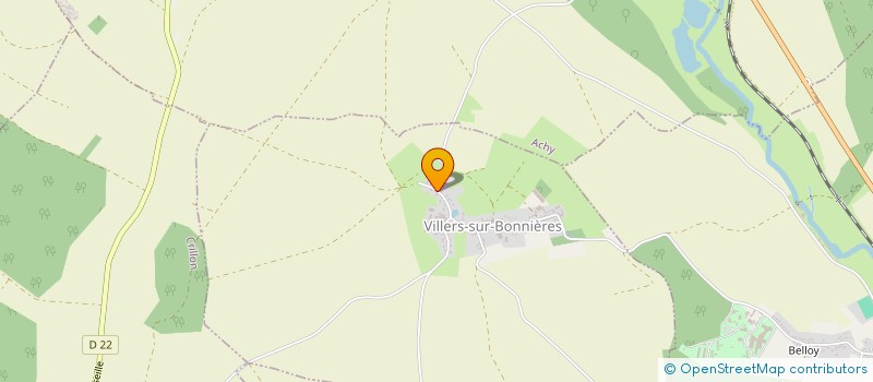 localisation de l'entreprise MONSIEUR VINCENT FERRY  VILLERS-SUR-BONNIERES