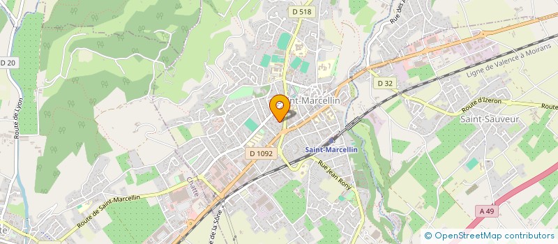 localisation de l'entreprise MONSIEUR VINCENT FEUGIER  SAINT-MARCELLIN