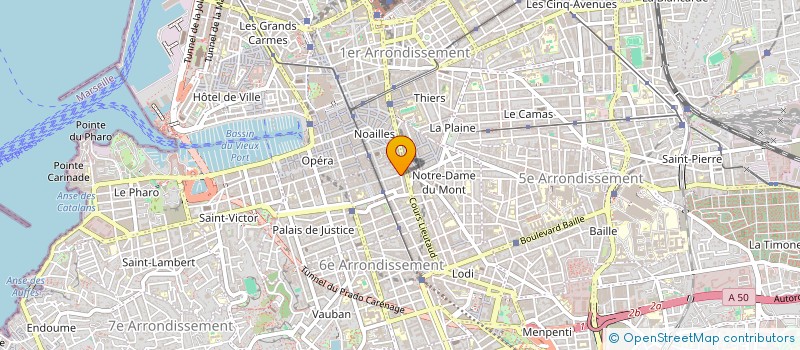 localisation de l'entreprise MONSIEUR VINCENT FEUILLET à MARSEILLE 6