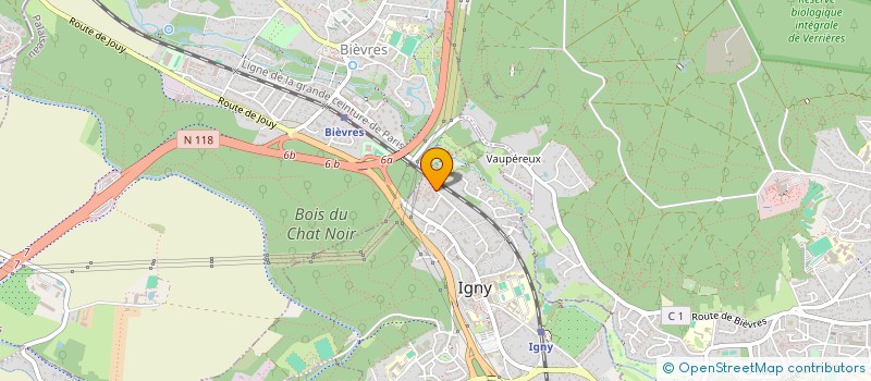 localisation de l'entreprise MONSIEUR VINCENT FIANCETTE  IGNY