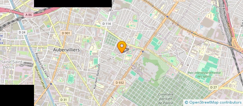 localisation de l'entreprise MONSIEUR VINCENT FIDON à AUBERVILLIERS