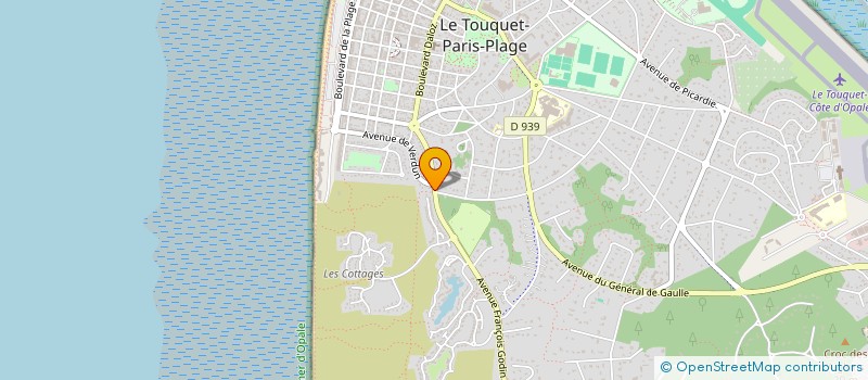 localisation de l'entreprise MONSIEUR VINCENT FILIPIAK  LE TOUQUET-PARIS-PLAGE