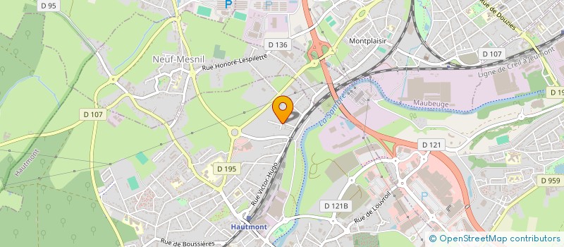 localisation de l'entreprise MONSIEUR VINCENT FILLEUR-DELVIGNE à HAUTMONT