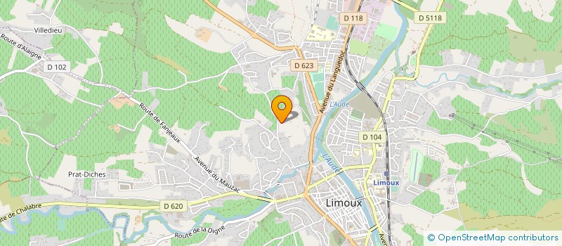 localisation de l'entreprise MONSIEUR VINCENT FIZE à LIMOUX