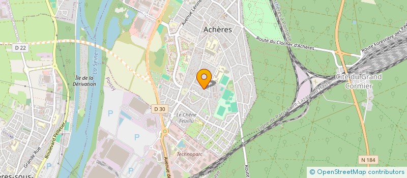 localisation de l'entreprise MONSIEUR VINCENT FLACELIERE  ACHERES