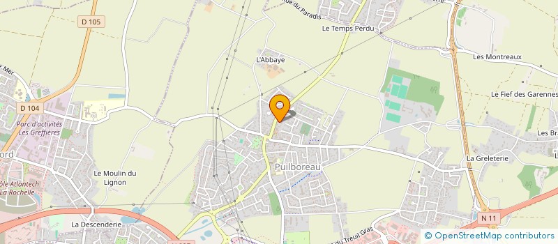 localisation de l'entreprise MONSIEUR VINCENT FLEURISSON  PUILBOREAU