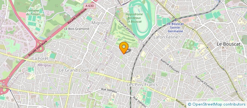 localisation de l'entreprise MONSIEUR VINCENT FLEURY  BORDEAUX