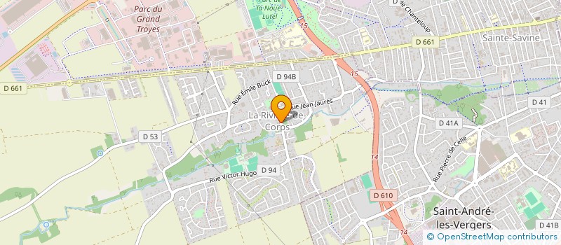 localisation de l'entreprise MONSIEUR VINCENT FLICK  LA RIVIERE-DE-CORPS