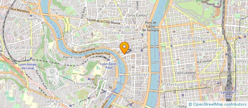 localisation de l'entreprise MONSIEUR VINCENT FLOUCAUD DE FOURCROY à LYON