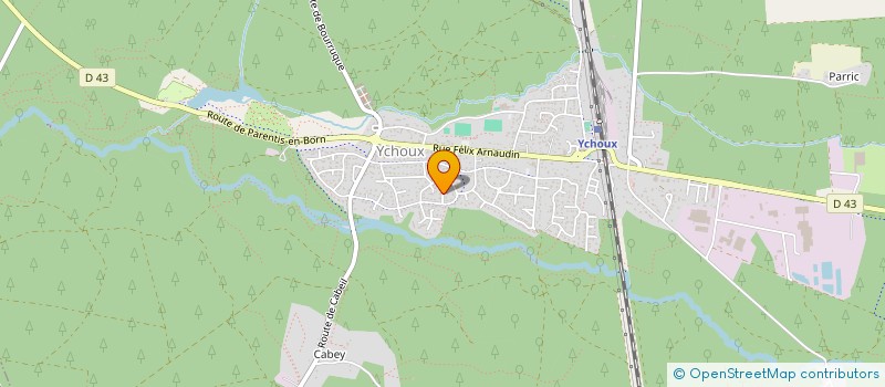 localisation de l'entreprise MONSIEUR VINCENT FONTAINE  YCHOUX