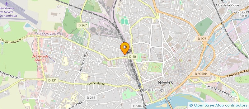 localisation de l'entreprise MONSIEUR VINCENT FONTAINE à NEVERS