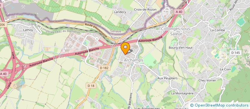 localisation de l'entreprise MONSIEUR VINCENT FONTANA  ARCHAMPS