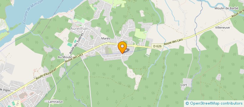 localisation de l'entreprise MONSIEUR VINCENT FONTENAS  AUREILHAN