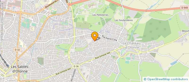localisation de l'entreprise MONSIEUR VINCENT FONTENEAU à LES SABLES D'OLONNE