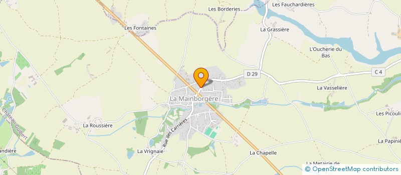 localisation de l'entreprise MONSIEUR VINCENT FORTIN  CHATEAU-GUIBERT