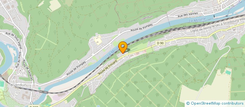 localisation de l'entreprise MONSIEUR VINCENT FORTRAT  LIVERDUN