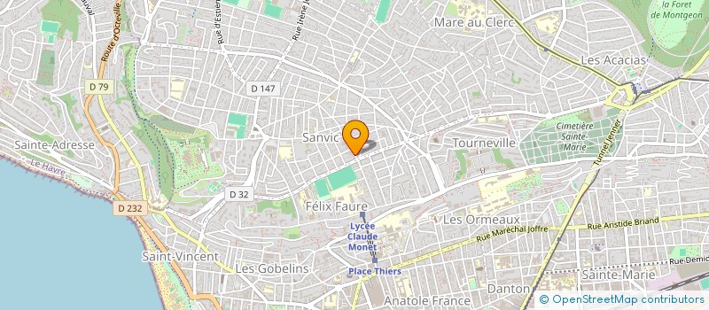 localisation de l'entreprise MONSIEUR VINCENT FOUACHE à LE HAVRE