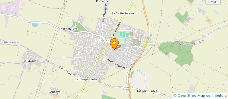 localisation de l'entreprise MONSIEUR VINCENT FOUCHER  SAINT-XANDRE