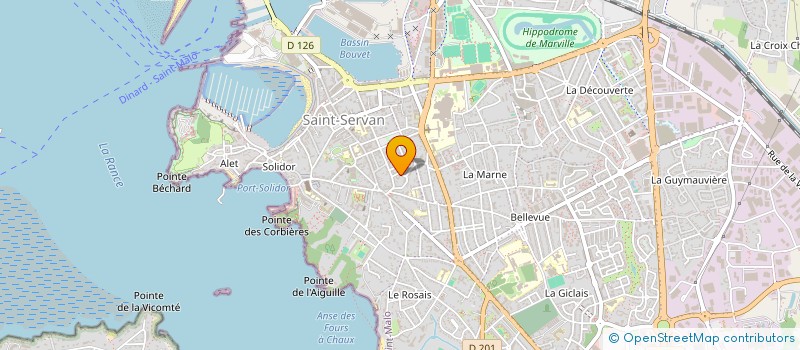 localisation de l'entreprise MONSIEUR VINCENT FOUGERAY  SAINT-MALO