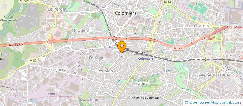 localisation de l'entreprise MONSIEUR VINCENT FOULLOY à COLOMIERS