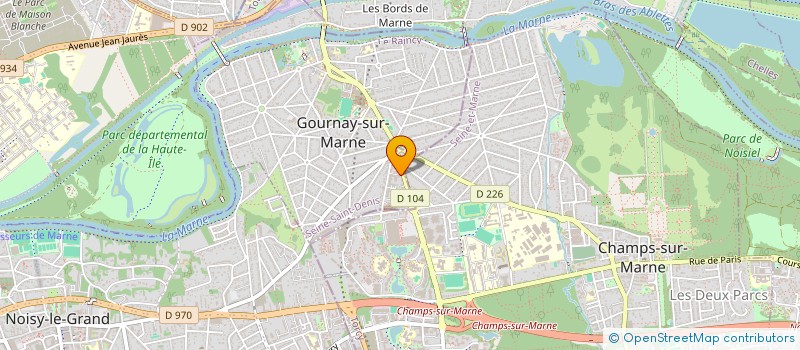 localisation de l'entreprise MONSIEUR VINCENT FOULOGNE à GOURNAY SUR MARNE