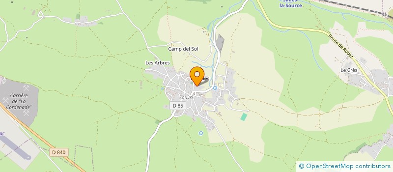 localisation de l'entreprise MONSIEUR VINCENT FOULQUIER  SALLES-LA-SOURCE