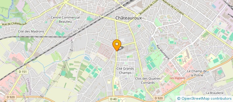 localisation de l'entreprise MONSIEUR VINCENT FOULQUIER à CHATEAUROUX