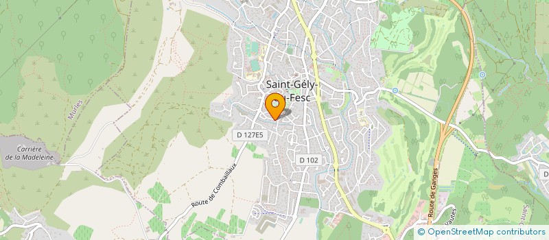 localisation de l'entreprise MONSIEUR VINCENT FOUQUES  SAINT-GELY-DU-FESC