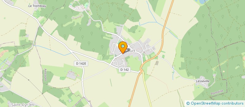 localisation de l'entreprise MONSIEUR VINCENT FOURNEL  AINCOURT